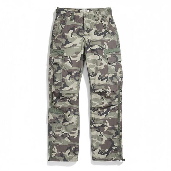 Y2k Abercrombie & Fitch Camo Cargo Pants - Picture 1 of 7